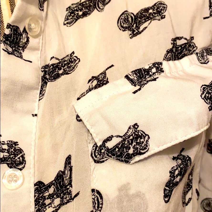 Motorcycle Button Down